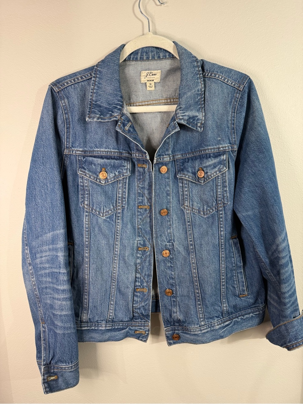 J. Crew Light Blue Denim Trucker Jacket
